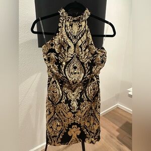 New Black & Gold dress sequins